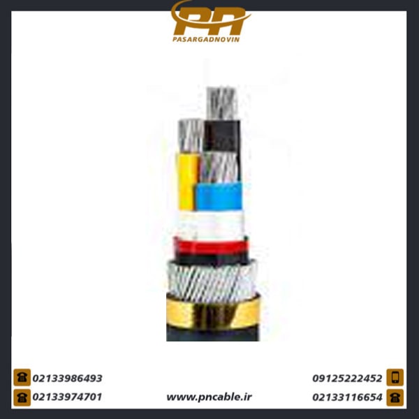 کابل قدرت آلومینیوم با عایق (NAYY) PVC 240/120*3